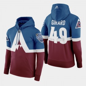 Män Colorado Avalanche Samuel Girard 49 2020 Stadium Series Hooded Sweatshirt